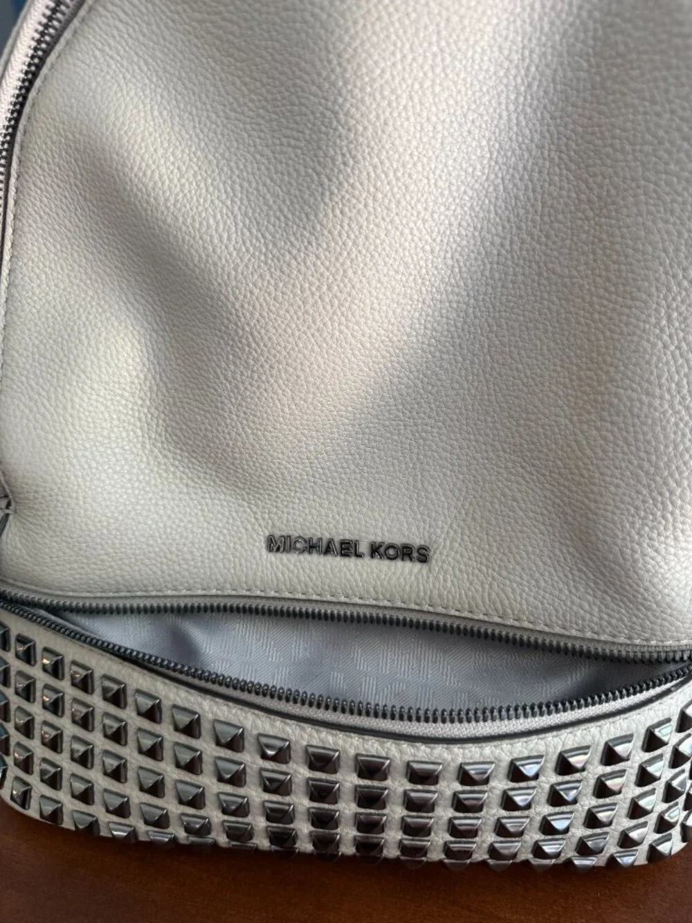 Michael Kors Rhea Small Studded Leather Back pack